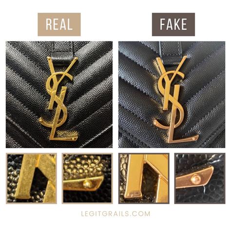 how can you tell if a ysl bag is real|how to spot a fake YSL Bag.